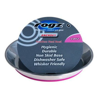 Rogz Anchovy Cat Bowl - PINK